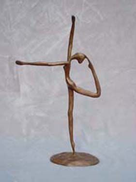 bronze figurine ballerina
